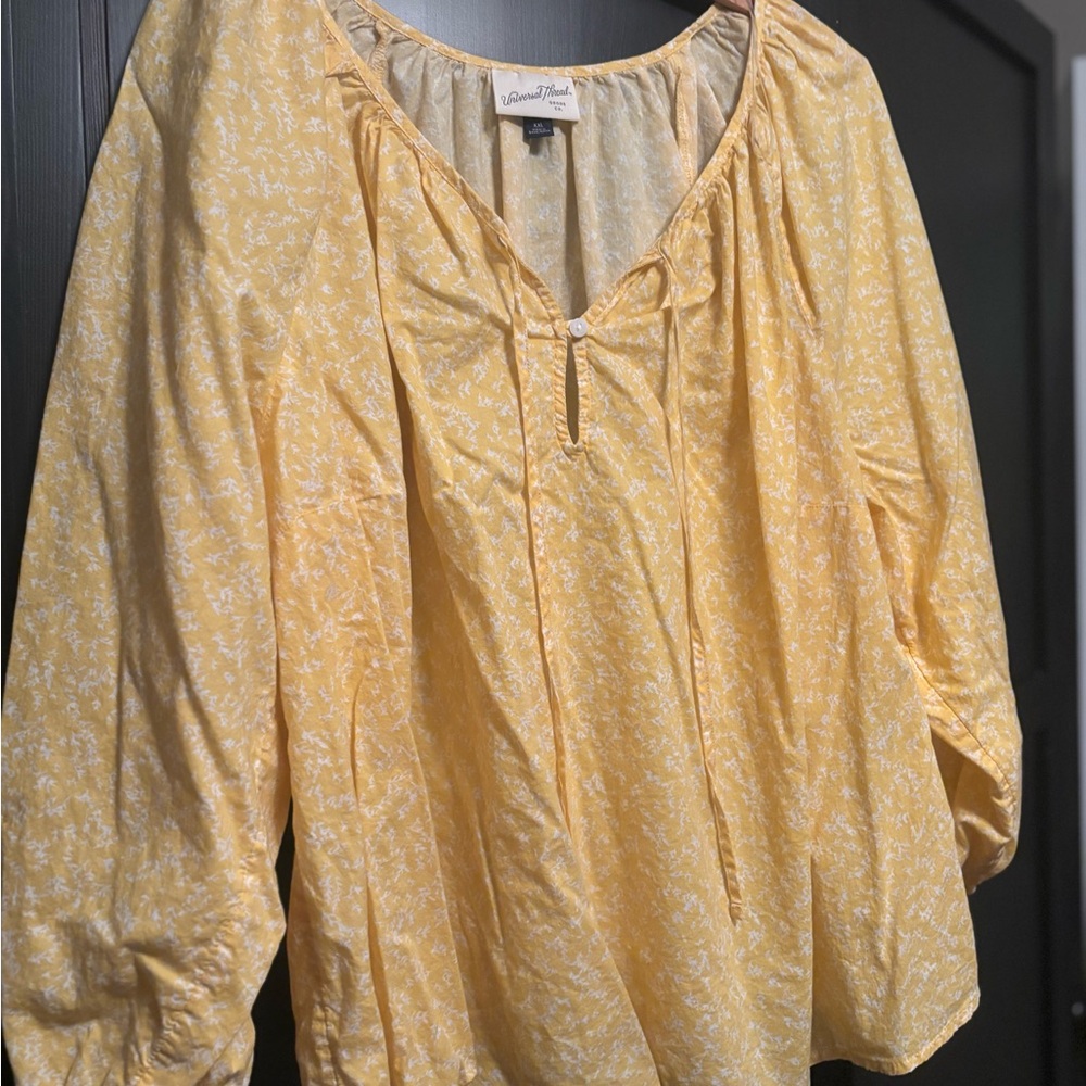 Pastel Yellow Blouse by Daniel Rainn